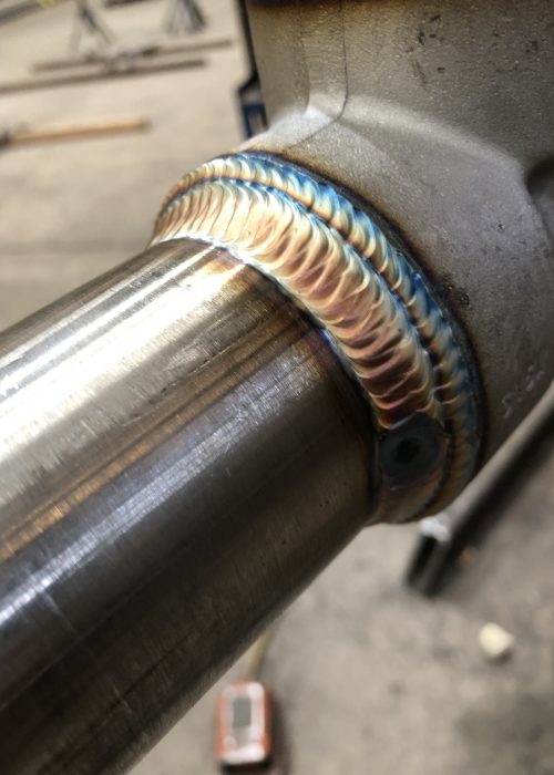 Stainless steel weld